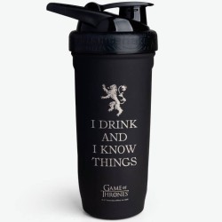 Shaker Mezclador Acero Inoxidable I drink and I know things 900ML (SmartShake)
