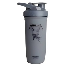 Shaker Mezclador Acero Inoxidable  Metallica Damage 900ML (SmartShake)
