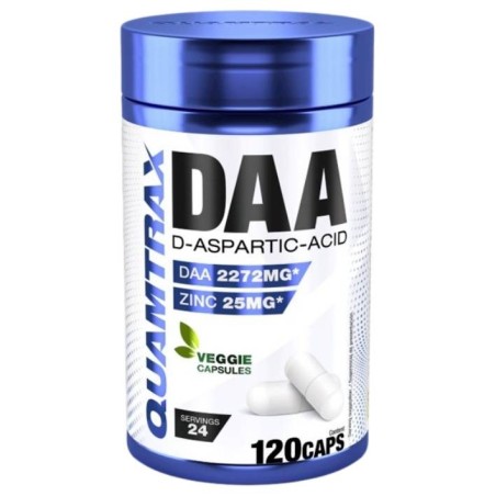 Ácido Aspártico (DAA) 120CAPS (Quamtrax)