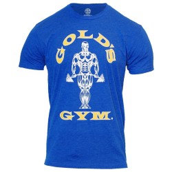 CAMISETA MUSCLE JOE HOMBRE COLOR AZUL ROYAL (GOLD´S GYM) - (Gold's Gym)