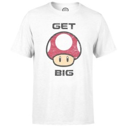 CAMISETA OFICIAL NINTENDO SPORT "GET BIG" BLANCA - ()