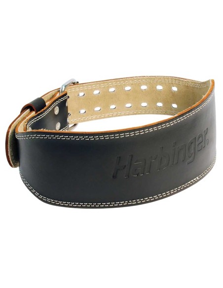 CINTURON DE CUERO - 10 CMS. DE ANCHO - (Harbinger)