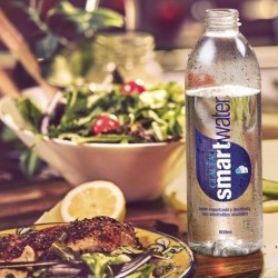 SMART WATER (AGUA VAPORIZADA Y DESTILADA CON ELECTROLITOS) 600ML - (Aquabona)