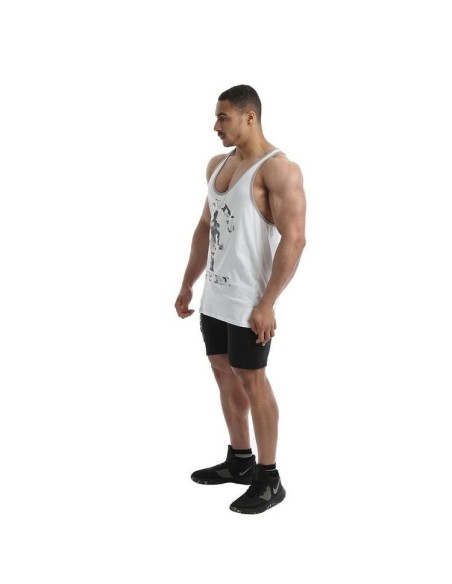 STRINGER  CAMO JOE - CAMISETA DE TIRANTES BLANCA (GOLD´S GYM) - (Gold's Gym)