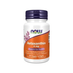 Astaxantina 4MG 60VEGGIE SOFTGELS (NOW Foods)