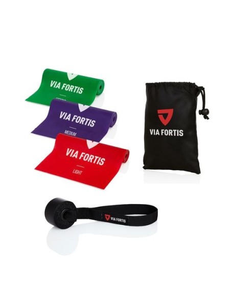 Fitness Band Set de 3 bandas de entrenamiento (Via Fortis)