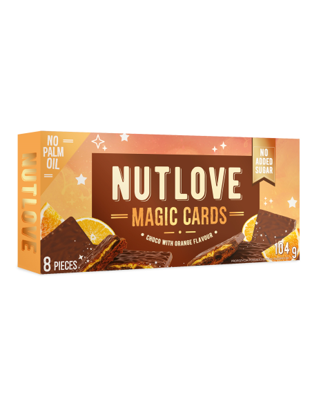 Nutlove Magic Cards Choco with Orange 104G (AllNutrition)
