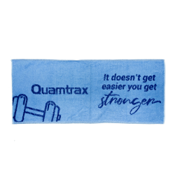 Toalla Stronger azul 100x40 (Quamtrax)