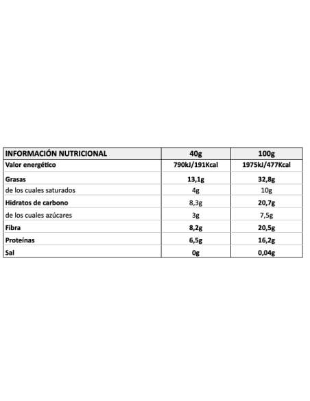 Barrita energética Nuts 40G (Quamtrax)
