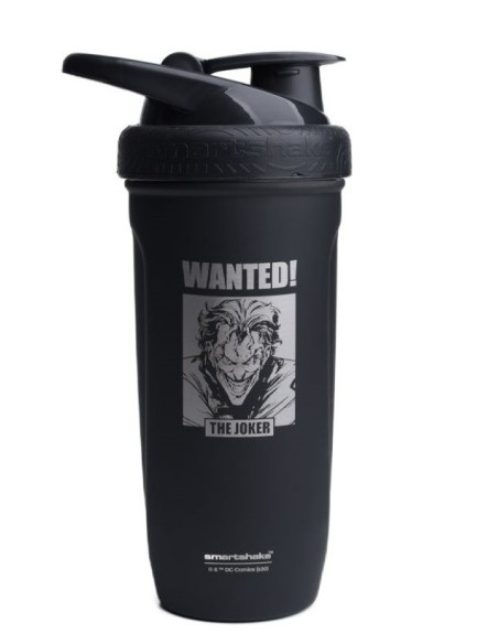 Shaker Mezclador Acero Inoxidable The Joker Wanted 900ML (SmartShake)