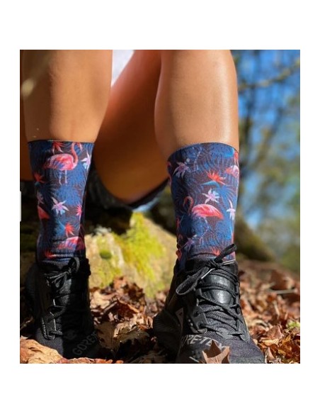 Calcetines Deportivos American Flamingos (Wabiks)