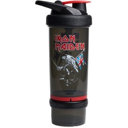 Shaker Mezclador 2 Compartimentos  Iron Maiden 750ML+100ML (SmartShake)