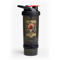 Shaker Mezclador 2 Compartimentos 5 Finger Death Punch 750ML+100ML (SmartShake)