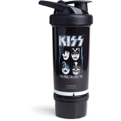 Shaker Mezclador 2 Compartimentos Kiss 750ML+100ML (SmartShake)