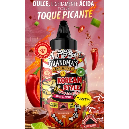 Salsa BBQ Korean Style 290ML (Max Protein)